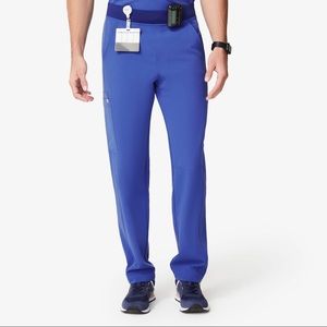 MENS AXIM CARGO SCRUB PANTS SHORT SIZE MEDIUM DENIM